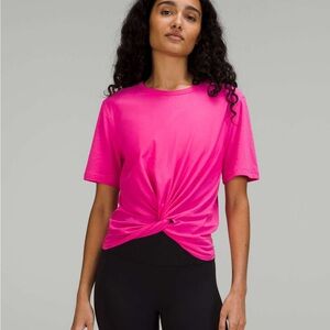 Lululemon Crescent Tee Sonic Pink Size 8